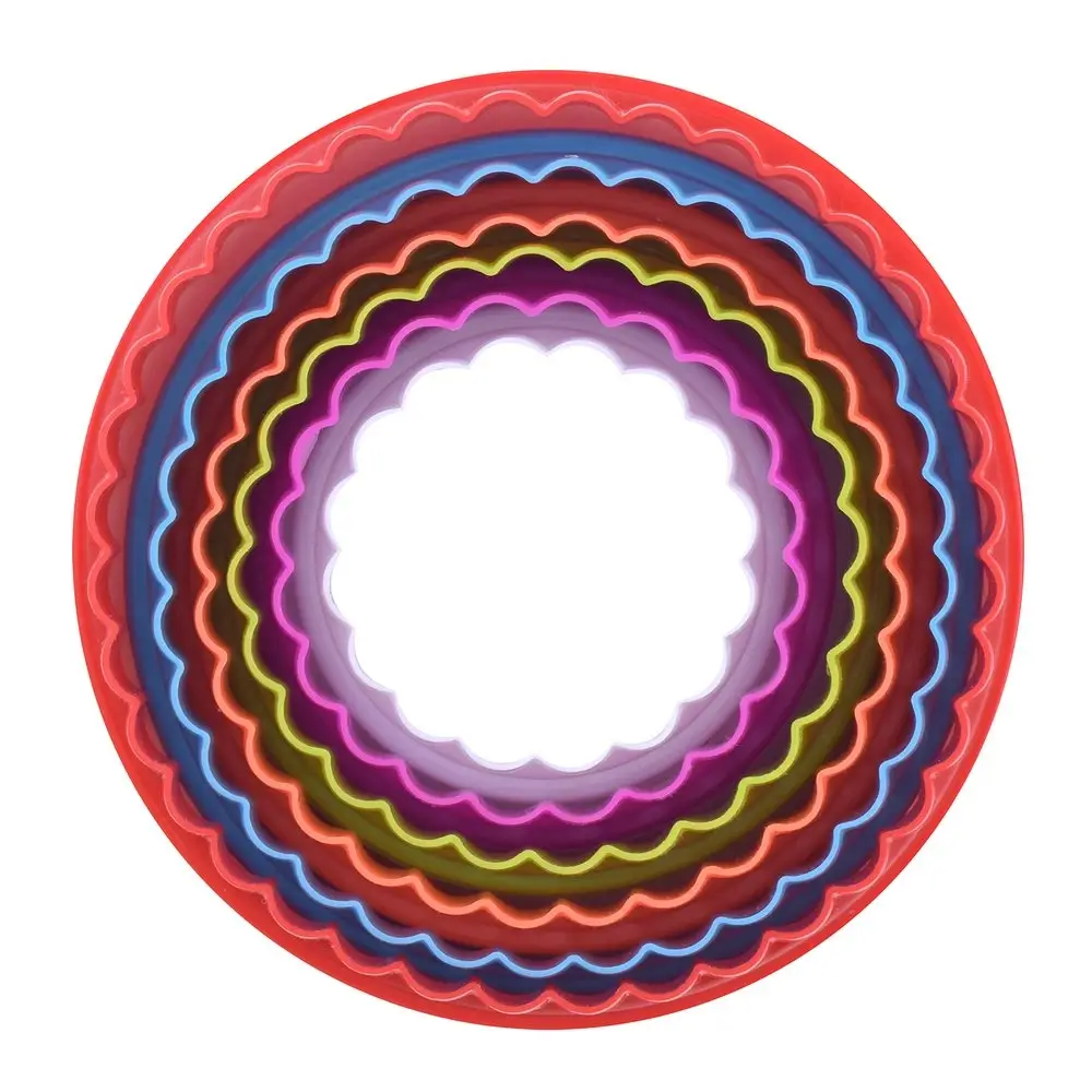 Форма для печенья, набор 6 шт, "Круг", диаметры 5,6,7,8,9,10 см