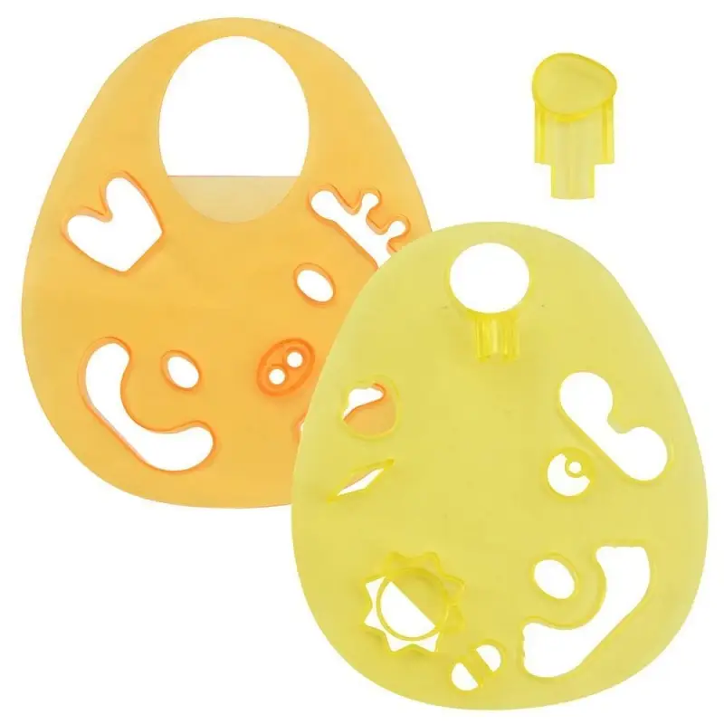 Трафарет для декорирования блюд Забава 3шт