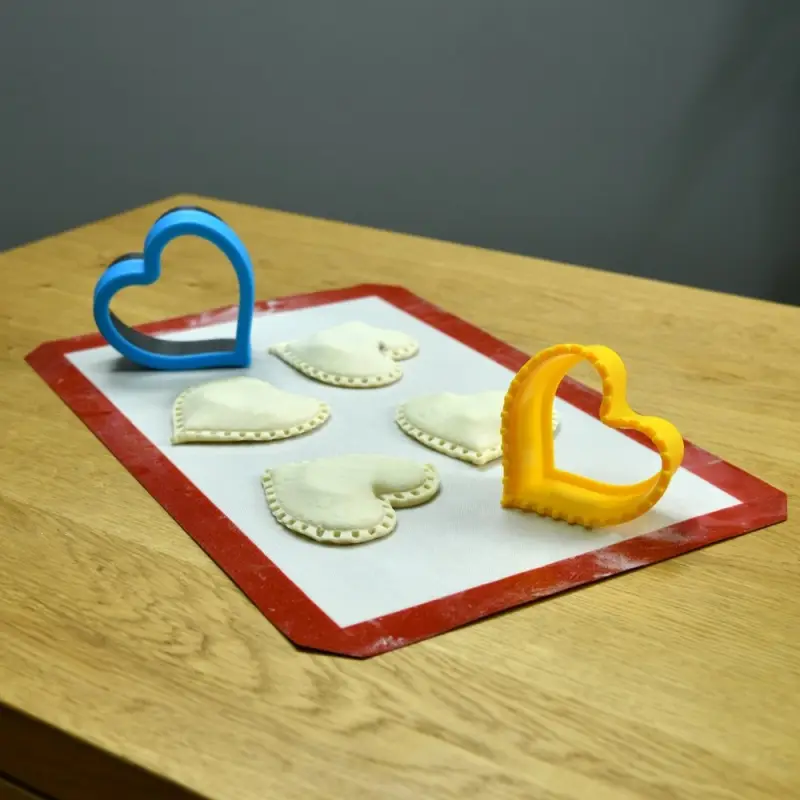 Форма для печенья, набор 2 шт, Форма для печенья, набор 2 шт, "Сердечный дуэт"