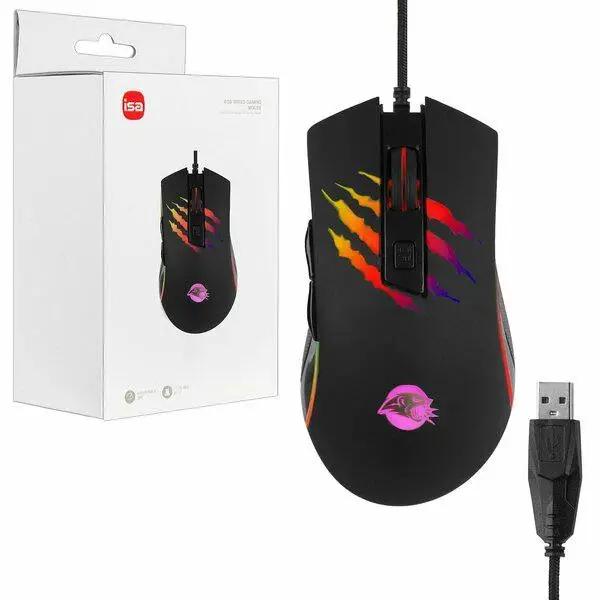 Мышь игровая проводная с подсветкой GM-6 ISA Мышь игровая проводная с подсветкой GM-6 ISA