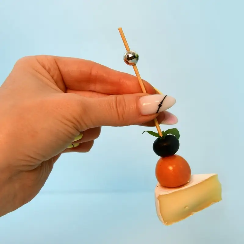 Шпажки для канапе Диско шар серебро 24 шт Шпажки для канапе Диско шар серебро 24 шт