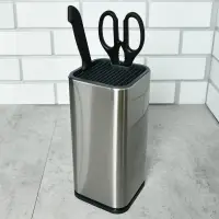 Подставка для ножей и ножниц Металлик Подставка для ножей и ножниц Металлик