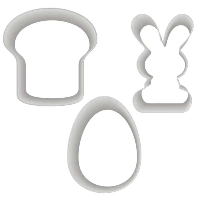 Форма для печенья, набор 3 шт, Форма для печенья, набор 3 шт, "Светлая Пасха"