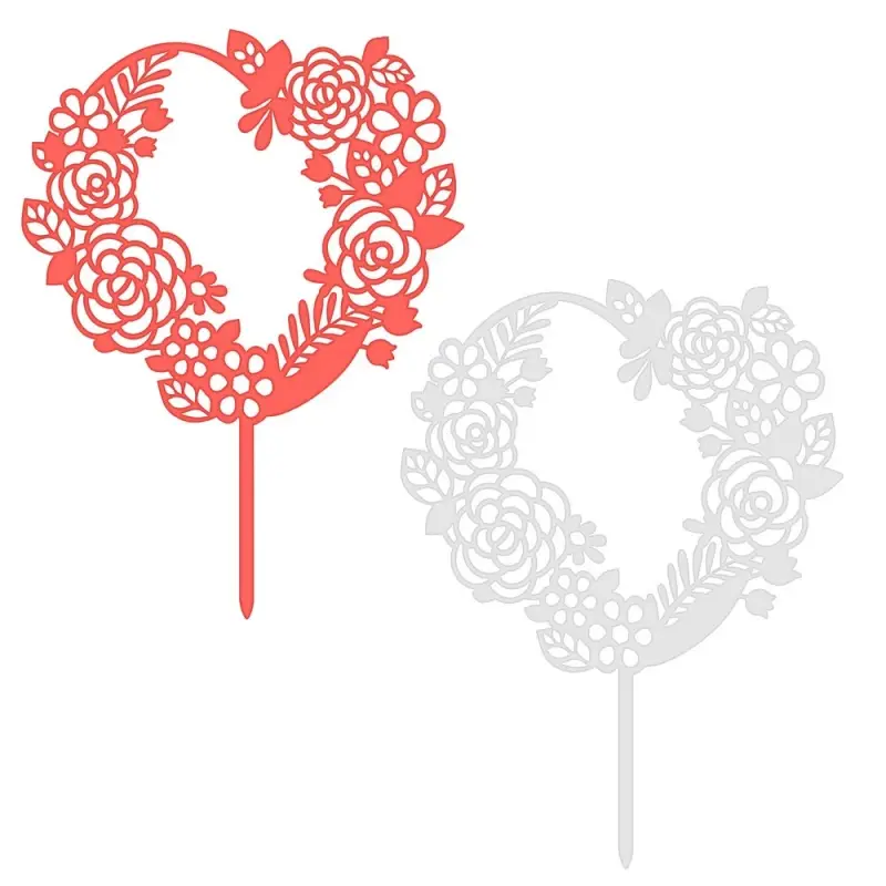 Топпер для украшения Сердце Топпер для украшения Сердце