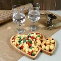 Менажница Два сердца 2 ячейки Менажница Два сердца 2 ячейки