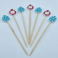 Шпажки для канапе Пасхальные яйца 24 шт Шпажки для канапе Пасхальные яйца 24 шт