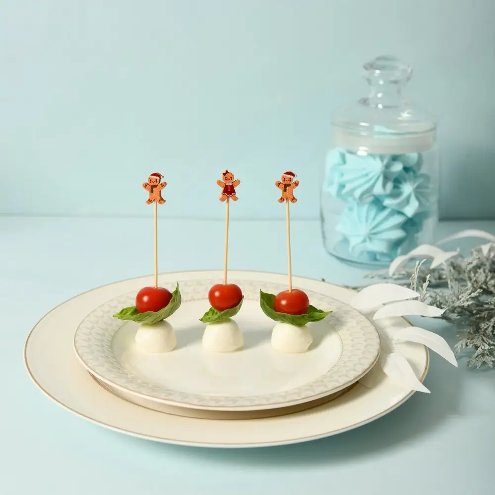 Шпажки для канапе Пряничный человечек 20 шт Шпажки для канапе Пряничный человечек 20 шт