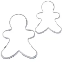Форма для печенья, набор 2 шт "Пряничный человечек"