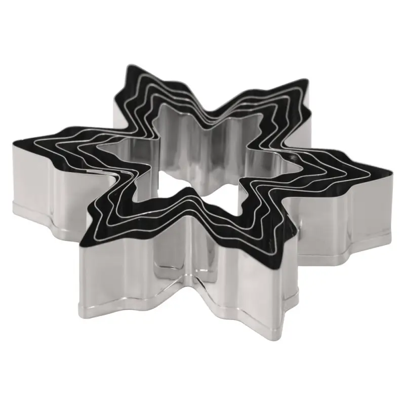 Набор кулинарных форм Снежинки 5 шт Набор кулинарных форм Снежинки 5 шт