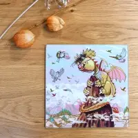 Доска разделочная Дракон весельчак 18х18 см (ассортимент) Доска разделочная Дракон весельчак 18х18 см (ассортимент)