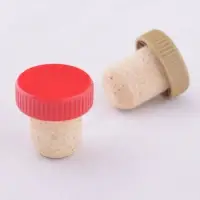 Пробка для бутылок Натуральная с пластмассовой частью 2 шт (ассортимент) Пробка для бутылок Натуральная с пластмассовой частью 2 шт (ассортимент)