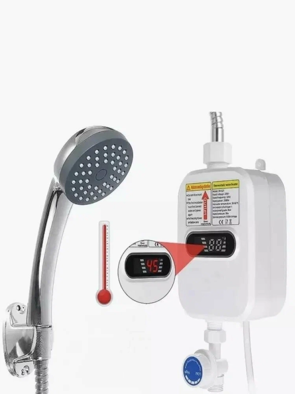 Водонагреватель проточный с душем Водонагреватель проточный с душем
