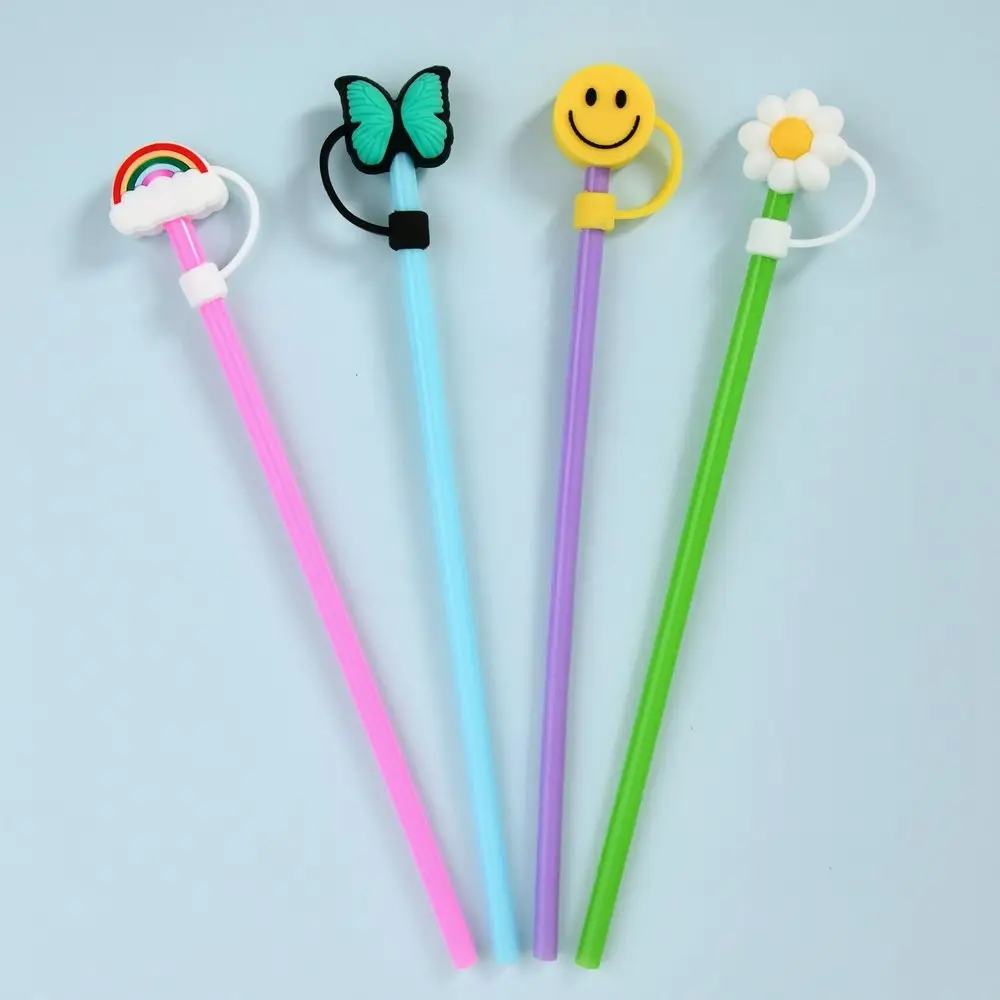 Трубочки для коктейля С колпачком 4 шт Трубочки для коктейля С колпачком 4 шт