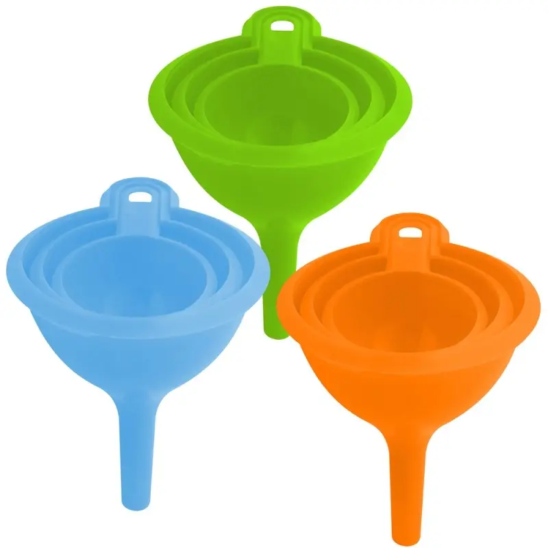 Воронка набор 3 шт Эконом (ассортимент) Воронка набор 3 шт Эконом (ассортимент)