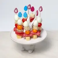 Шпажки для канапе Пасхальные яйца 24 шт Шпажки для канапе Пасхальные яйца 24 шт