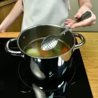 Ложка шумовка Ретро хромированная Ложка шумовка Ретро хромированная