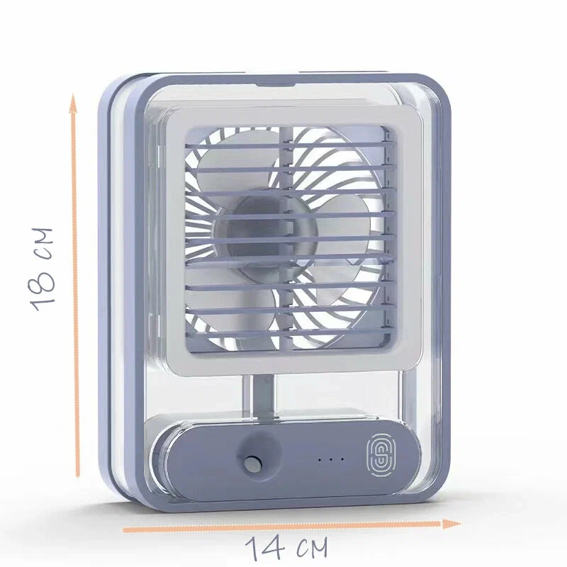 Мини вентилятор настольный с увлажнением воздуха (цвет в ассортименте) Мини вентилятор настольный с увлажнением воздуха (цвет в ассортименте)