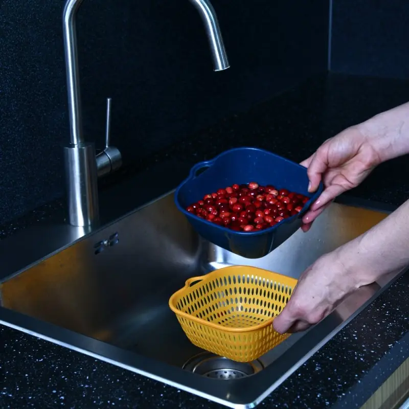 Дуршлаг с миской Дабл 1200мл Дуршлаг с миской Дабл 1200мл