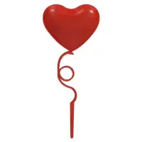 Топпер Сердечки 4шт Топпер Сердечки 4шт