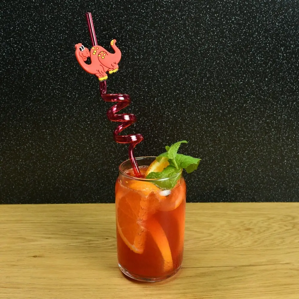 Трубочки для коктейлей Динозаврики набор 6 шт Трубочки для коктейлей Динозаврики набор 6 шт