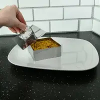 Кулинарная форма "Квадрат" с крышкой-прессом, 10х10х4см