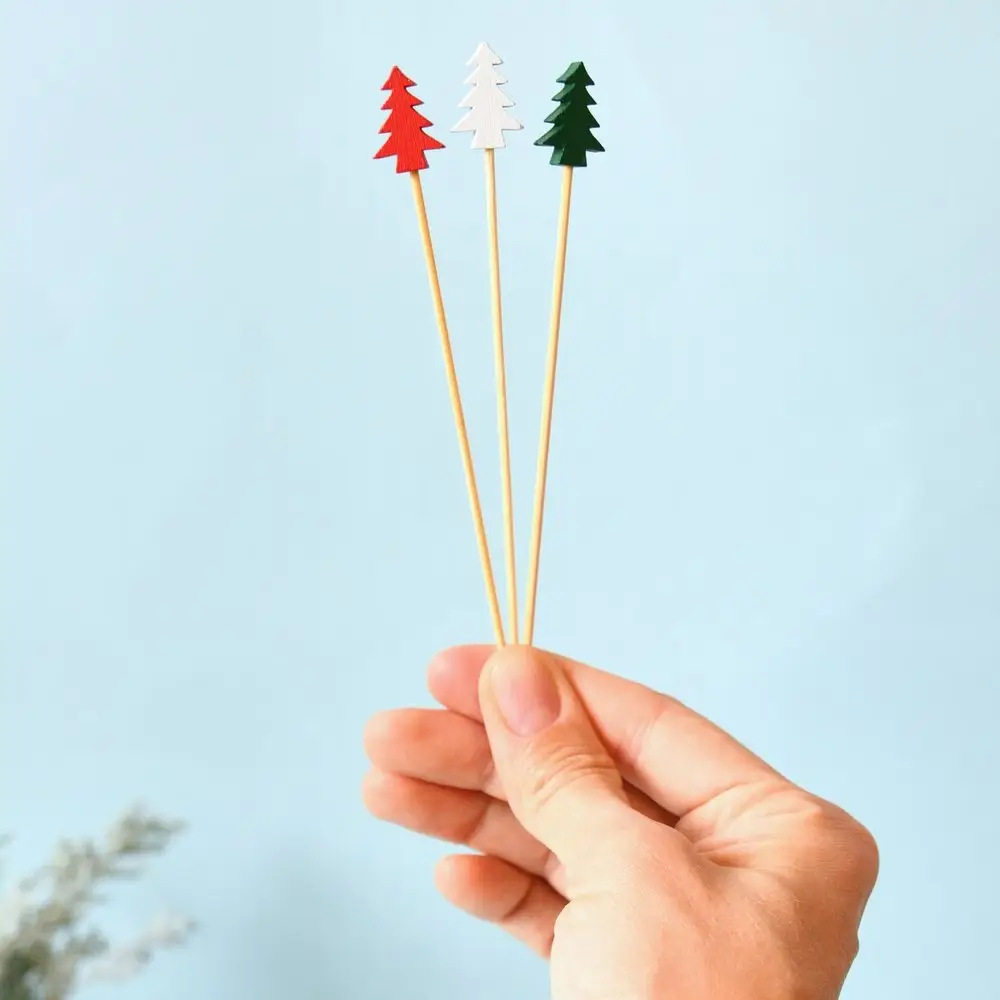 Шпажки для канапе Новогодняя ель 24 шт Шпажки для канапе Новогодняя ель 24 шт