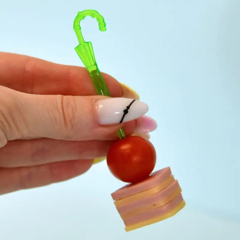 Шпажки для канапе Зонтики 20 шт Шпажки для канапе Зонтики 20 шт