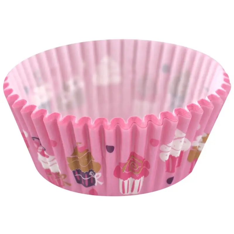 Форма для выпечки, набор 50 шт, диаметр (верх/низ) 7см/5см,высота 3см