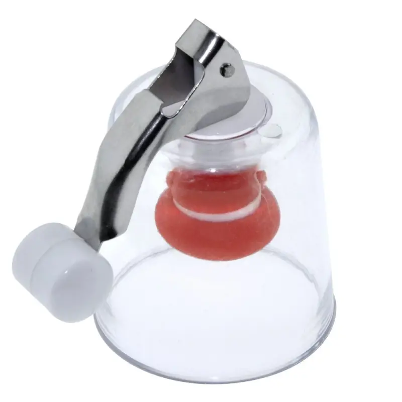 Пробка для бутылки с зажимом Стаканчик Пробка для бутылки с зажимом Стаканчик