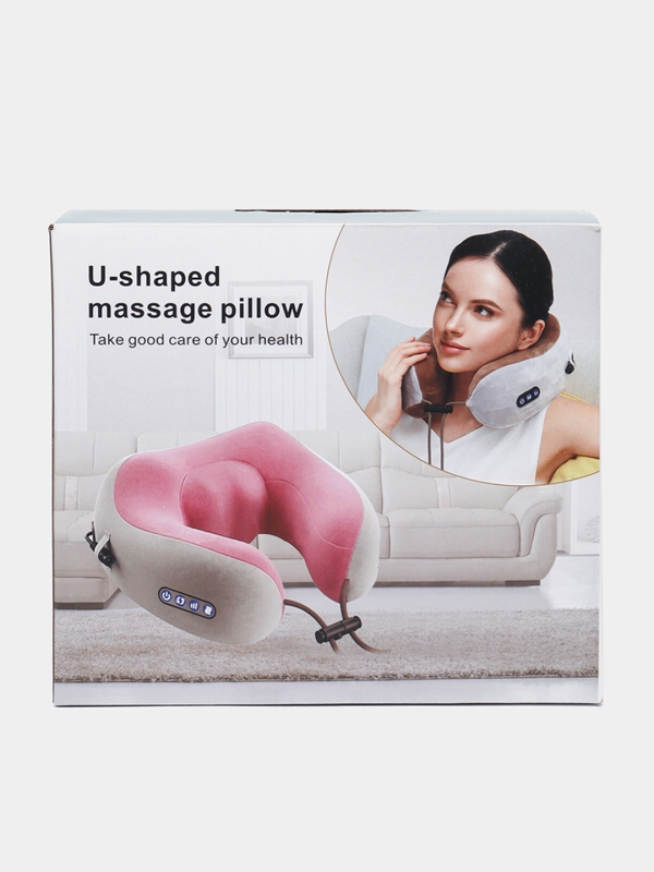 Массажная подушка для шейно-воротниковой зоны (цвет в ассортименте)