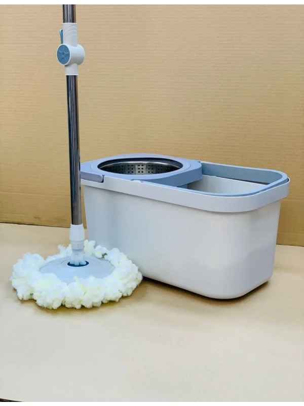 Швабра с отжимом и ведром для пола круглая Швабра с отжимом и ведром для пола круглая