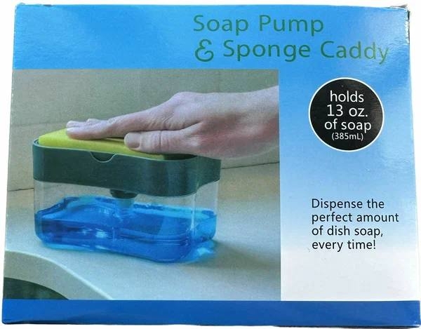 Диспенсер для моющего средства с губкой Диспенсер для моющего средства с губкой