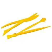 Набор инструментов для кондитерских украшений Стеки 4 шт 16 см (ассортимент)