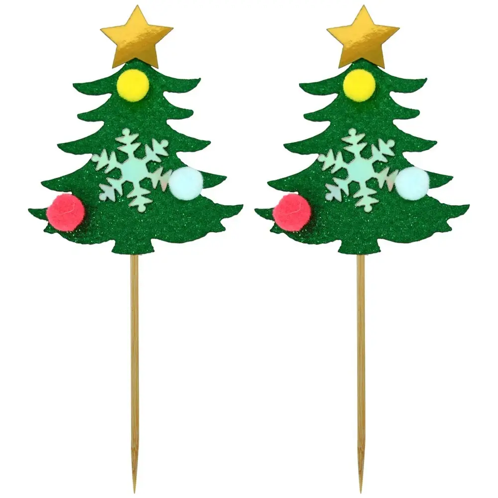 Топпер для украшения Ель набор 2 шт Топпер для украшения Ель набор 2 шт