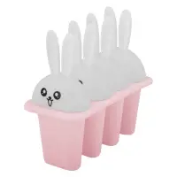 Форма для мороженого 4 ячейки Зайчата