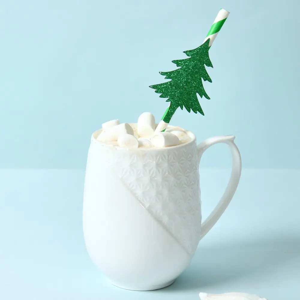 Трубочки для коктейля Хвойный лес 5 шт Трубочки для коктейля Хвойный лес 5 шт