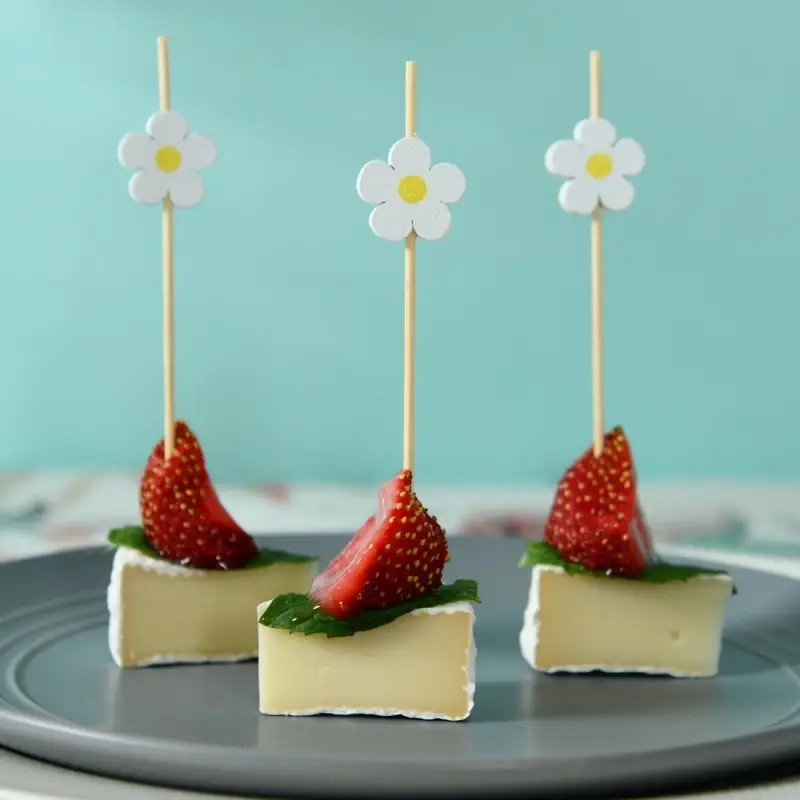 Шпажки для канапе Ромашки 24 шт Шпажки для канапе Ромашки 24 шт