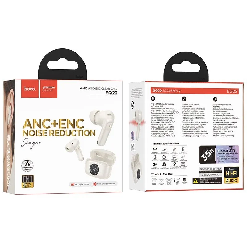 Наушники беспроводные HOCO EQ22 Наушники беспроводные HOCO EQ22