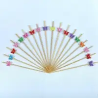 Шпажки для канапе Бабочки 24 шт Шпажки для канапе Бабочки 24 шт