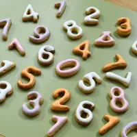 Формы для печенья, 9 цифр, "Знаменательные Даты", 3,5x4,5 см