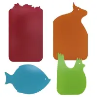 Доски разделочные гибкие 4 шт Доски разделочные гибкие 4 шт