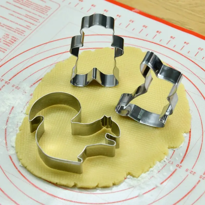 Форма для печенья, набор 3 шт, "Пушистая компания"