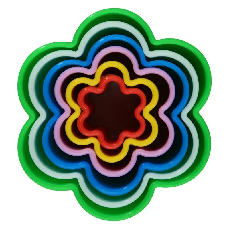 Форма для печенья, набор 6 шт "Цветок"