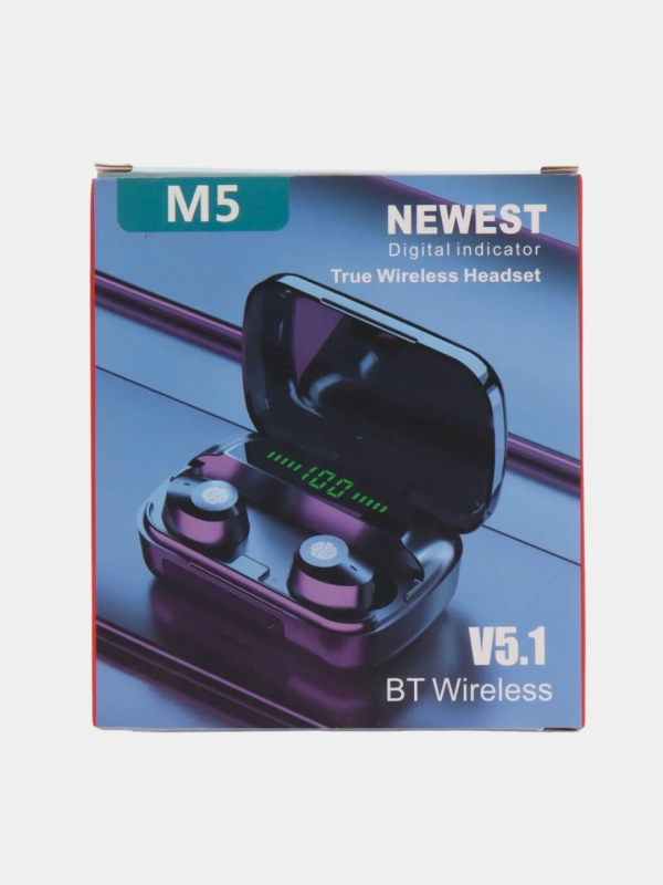 Наушники беспроводные TWS M5 Наушники беспроводные TWS M5