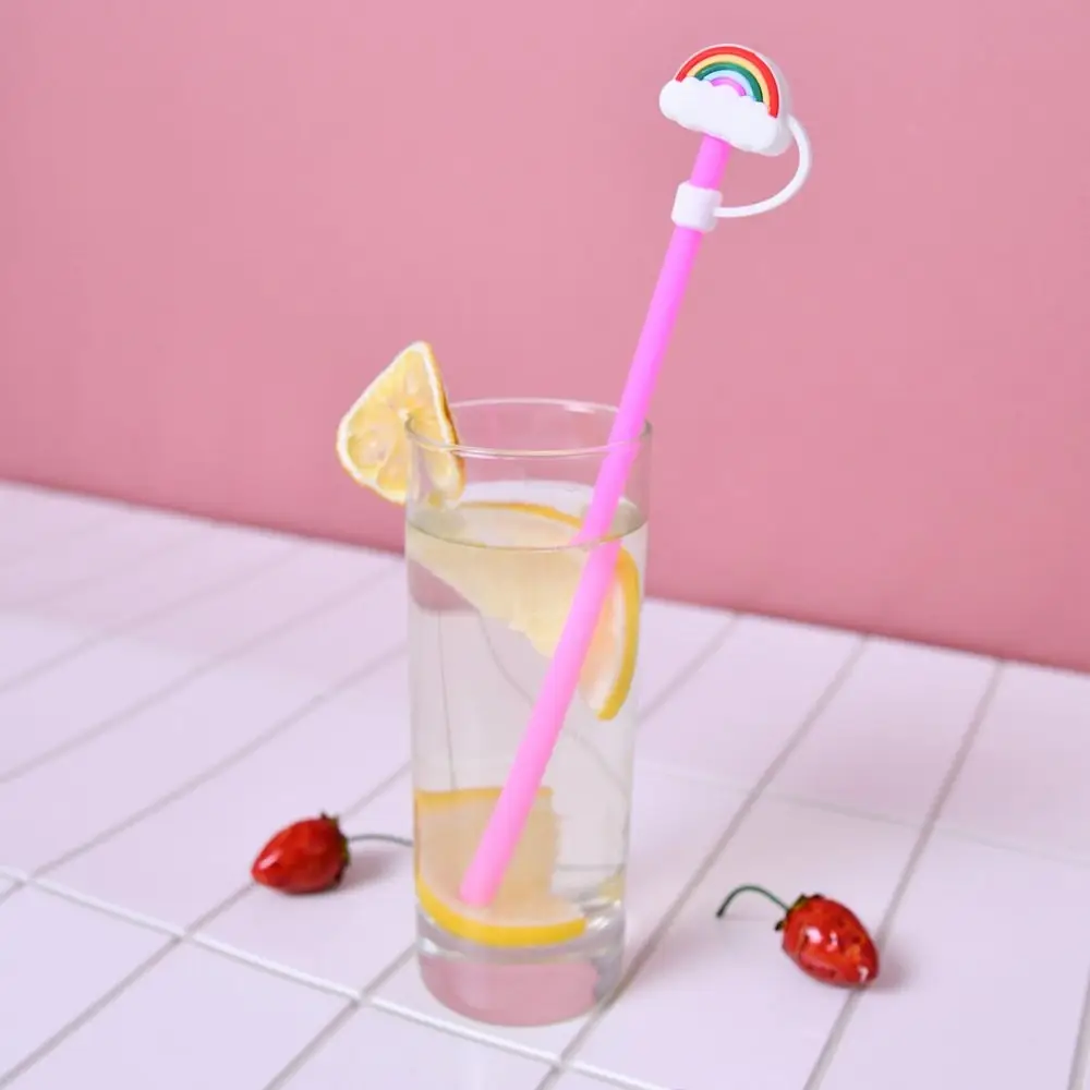 Трубочки для коктейля С колпачком 4 шт Трубочки для коктейля С колпачком 4 шт