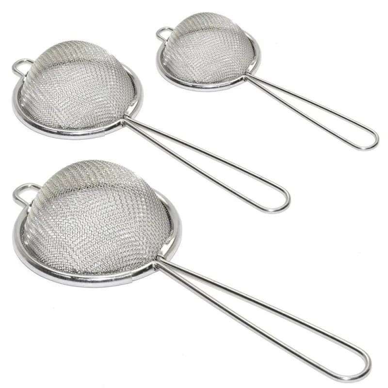 Сито набор 3 шт диаметр 7см 8см 9см Сито набор 3 шт диаметр 7см 8см 9см