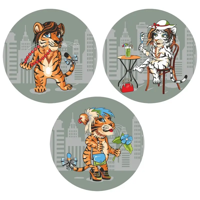 Подставка под горячее Тигр Кайфолов диаметр 20 см (ассортимент) Подставка под горячее Тигр Кайфолов диаметр 20 см (ассортимент)