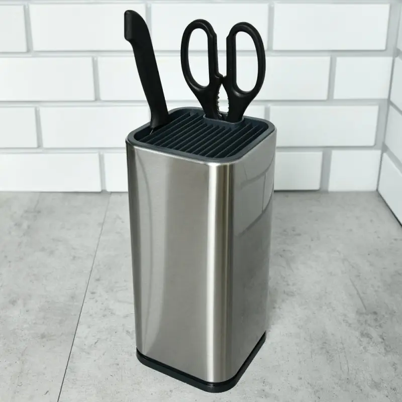 Подставка для ножей и ножниц Металлик Подставка для ножей и ножниц Металлик