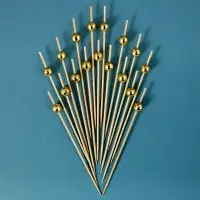 Шпажки для канапе Диско шар золото 24 шт Шпажки для канапе Диско шар золото 24 шт