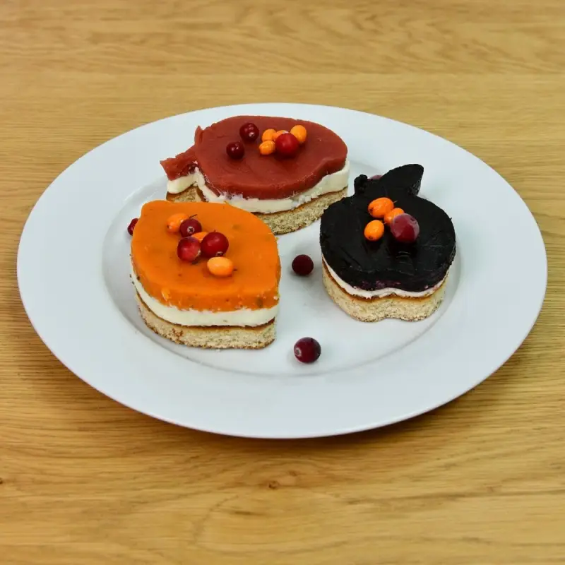 Форма для выпечки Форма для выпечки "Фрукты", набор 3 шт